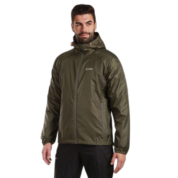 Kurtka wodoodporna Kilpi Jaluu. Zielone kurtki męskie Kilpi, xs, bez wzorów, sportowe, bez kaptura. Za 258.50 zł.