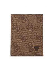 Guess Portfel Vezzola Smart Slg SMEVZL LEA68 Brązowy. Brązowe portfele męskie Guess, z aplikacjami, ze skóry. Za 289.99 zł.