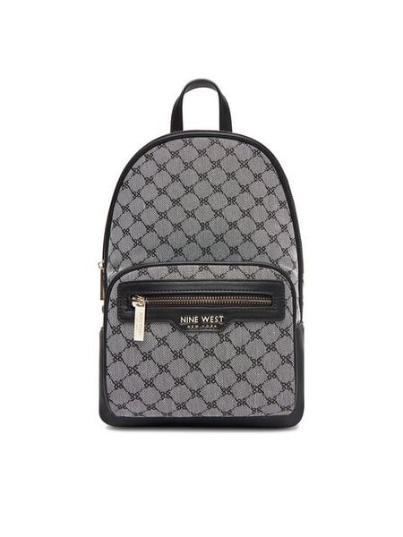 Nine West Plecak CEO-OLIVIA-I-B24334 Czarny. Czarne plecaki damskie Nine West, bez wzorów, z materiału. Za 249.99 zł.