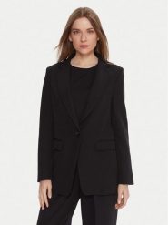BOSS Marynarka C_Jabla3 50549396 Czarny Regular Fit. Czarne marynarki i żakiety damskie Boss, bez wzorów, z syntetyku, bez kołnierzyka, bez ramiączek. Za 719.99 zł.