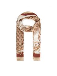 Guess Szal AW5339 POL03 Beżowy. Brązowe rękawiczki damskie Guess, z aplikacjami, z materiału. Za 219.99 zł.