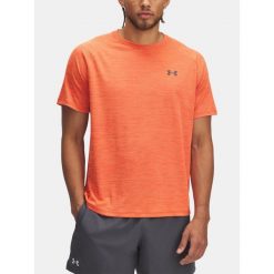 T-Shirt Męski Treningowy Under Armour Koszulka Męska Sportowa. Brązowe koszulki sportowe męskie Under Armour, m, bez wzorów, bez ramiączek, na fitness i siłownię. Za 99.99 zł.
