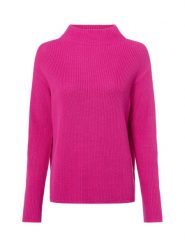 Marie Lund Sweter Kobiety Bawełna wyrazisty róż, XS. Czerwone swetry nierozpinane damskie Marie Lund, uniwersalny, bez wzorów, z bawełny, klasyczne, bez kołnierzyka, bez ramiączek. Za 299.95 zł.