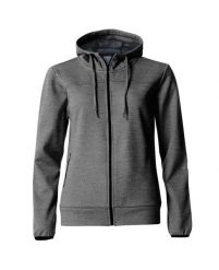Clique Ottawa Women – Damska bluza z kapturem, 100% poliester, grey melange. Szare bluzy damskie CLIQUE, l, bez wzorów, z poliesteru, bez ramiączek, z kapturem. Za 244.45 zł.
