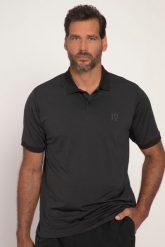 Męska Koszulka polo golf rękaw 1/2 QuickDry. Czarne swetry męskie JAY-PI, l, bez wzorów, z elastanu, bez kołnierzyka, bez ramiączek. Za 199.99 zł.