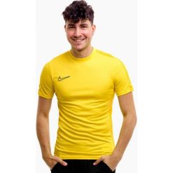 Koszulka sportowa męska Nike DF Academy 23. Żółte koszulki sportowe męskie Nike, m, bez wzorów, bez ramiączek, do piłki nożnej. Za 118.68 zł.