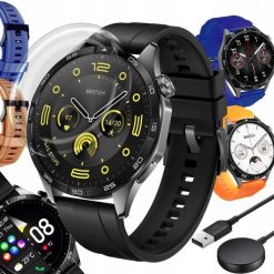 SMARTWATCH ZEGAREK MĘSKI ROZMOWY SPORT ZDROWIE POLSKIE MENU SMART WATCH. Zegarki męskie WonderWatch, bez wzorów. Za 179.00 zł.