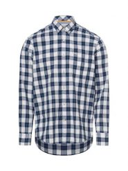 Camel Active koszula casual Mężczyźni Regular Fit Bawełna niebieski|biały, M. Białe koszule męskie Camel Active, m, bez wzorów, z bawełny, casualowe, bez kołnierzyka, bez ramiączek. Za 299.95 zł.
