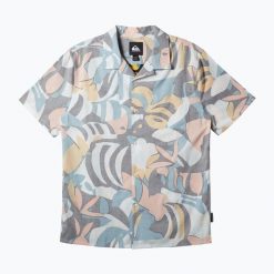 Koszula męska Quiksilver Beach Club Casual. Koszule męskie Quiksilver, m, bez wzorów, casualowe, bez kołnierzyka, bez ramiączek. Za 129.99 zł.