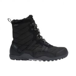 Buty trekkingowe damskie Xero Shoes AEWBLCK. Czarne obuwie trekkingowe damskie XERO SHOES, z materiału, za kostkę, bez zapięcia. Za 777.00 zł.