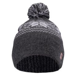 Czapka Pascal Dla Dorosłych Unisex. Czarne czapki damskie Hi-tec, na zimę, bez wzorów, z materiału. Za 64.99 zł.