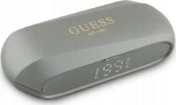 Guess słuchawki Bluetooth GUTWSC2MCDSE TWS + stacja dokująca taupe Elongated Metalic Printed Logo. Słuchawki bezprzewodowe Guess. Za 135.55 zł.