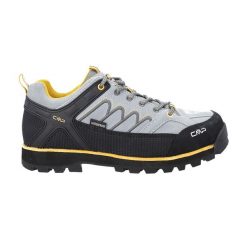 Buty trekkingowe męskie CMP Moon Low Wp. Szare buty zimowe męskie CMP, bez wzorów, bez obcasa, bez zapięcia. Za 399.99 zł.