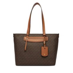 Torebka MICHAEL Michael Kors. Brązowe shopperki damskie MICHAEL Michael Kors, bez wzorów, bez dodatków. Za 1,159.00 zł.