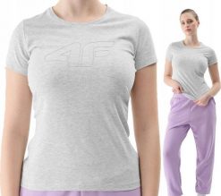 4f KOSZULKA DAMSKA BAWEŁNIANA T-SHIRT SPORTOWY 4F F1163. Koszulki sportowe damskie 4F, bez wzorów, z bawełny, bez ramiączek. Za 33.00 zł.