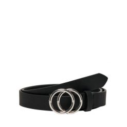 Pasek Only Rasmi ze sztucznej skóry czarny. Czarne paski męskie ONLY, ze skóry. Za 63.41 zł.