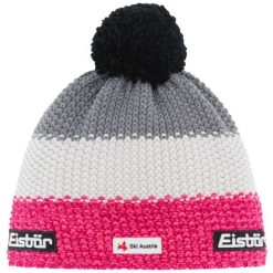 Czapka dla dorosłych Star Pompon MU SKA. Czerwone czapki damskie Eisbar, na zimę, bez wzorów, z poliesteru. Za 175.99 zł.