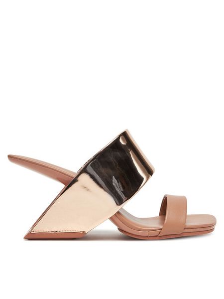 United Nude Klapki Loop Hi 10005222132 Różowy. Czerwone klapki damskie United Nude, bez wzorów, ze skóry, bez obcasa, bez zapięcia. Za 799.99 zł.