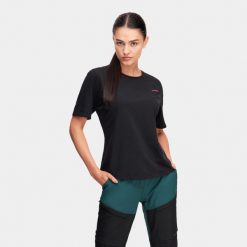 Koszulka damska Alpinus Tulamba. Czarne bluzki damskie Alpinus, xl, bez wzorów, sportowe, bez kołnierzyka, bez ramiączek. Za 79.00 zł.