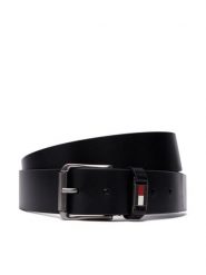 Tommy Jeans Pasek Tjm Tommy Roller Buckle 4.0 AM0AM14460 Czarny. Czarne paski męskie Tommy Jeans, z jeansu. Za 209.99 zł.