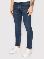 Jack & Jones Jeansy Glenn 12173407 Granatowy Slim Fit. Niebieskie jeansy męskie Jack & Jones, z bawełny. Za 129.99 zł.