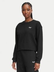 HUGO Bluza Damaswee_B 50571605 Czarny Loose Fit. Czarne bluzy damskie Hugo, xl, bez wzorów, z bawełny, bez ramiączek, bez kaptura. Za 349.99 zł.