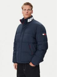 Tommy Jeans Kurtka zimowa Vail Flag DM0DM23728 Granatowy Regular Fit. Niebieskie kurtki męskie Tommy Jeans, na zimę, m, bez wzorów, z jeansu, bez kaptura. Za 949.99 zł.