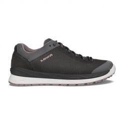 Buty trekkingowe damskie Lowa Malta Low Gtx. Szare obuwie trekkingowe damskie Lowa, z materiału, bez zapięcia. Za 797.00 zł.