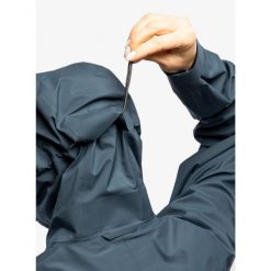 Kurtka górska damska Fjallraven Bergtagen Lite Eco-Shell Jacket. Niebieskie kurtki sportowe damskie Fjällräven, bez wzorów, bez ramiączek, bez kaptura, trekkingowe. Za 1,740.99 zł.