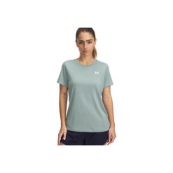T-Shirt Damski Sportowy Under Armour Tech Ssc -Solid. Zielone koszulki sportowe damskie Under Armour, bez wzorów, bez ramiączek, na fitness i siłownię. Za 119.99 zł.