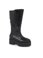 Tommy Jeans Kozaki Tjw Long Shaft Biker EN0EN02376 Czarny. Czarne kozaki damskie Tommy Jeans, bez wzorów, z jeansu, bez obcasa, na słupku, bez zapięcia. Za 1,099.00 zł.