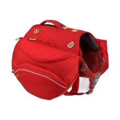 Plecak dla psa Ruffwear Palisades. Czerwone plecaki męskie RUFFWEAR, bez wzorów, z materiału. Za 906.50 zł.