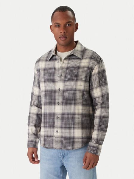 Calvin Klein Jeans Koszula Easy LV04RD105G Beżowy Regular Fit. Brązowe koszule męskie Calvin Klein Jeans, m, bez wzorów, z bawełny, bez kołnierzyka, bez ramiączek. Za 429.99 zł.