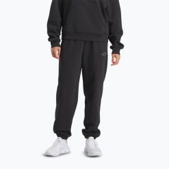 Spodnie treningowe damskie Reebok Ide Brand Proud. Czarne spodnie dresowe damskie REEBOK FITNESS, bez wzorów, sportowe, na fitness i siłownię. Za 159.99 zł.