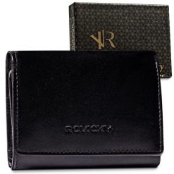 Portfel skórzany Rovicky R-RD-33-GCL Blac czarny. Czarne portfele damskie ROVICKY. Za 59.00 zł.