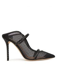 MALONE SOULIERS Klapki Maureen 100-351 Czarny. Czarne klapki damskie MALONE SOULIERS, bez wzorów, z tworzywa sztucznego, bez obcasa, bez zapięcia. Za 1,679.00 zł.