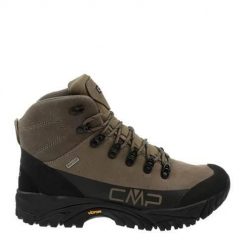 Buty trekkingowe męskie CMP Dhenieb. Szare buty zimowe męskie CMP, bez wzorów, z materiału, za kostkę, bez obcasa, bez zapięcia. Za 489.99 zł.