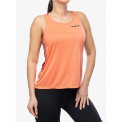 Koszulka biegowa damska Inov-8 Performance Vest. Brązowe bluzki damskie Inov-8, xs, bez wzorów, bez kołnierzyka, bez ramiączek. Za 77.99 zł.