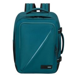 Plecak American Tourister Take2cabin MS. Niebieskie plecaki męskie American Tourister, bez wzorów, z materiału, biznesowe. Za 219.99 zł.