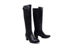 RIEKER Y2050-00 black, kozaki damskie. Czarne kozaki damskie Rieker, na zimę, bez wzorów, z gumy, bez obcasa, na obcasie, bez zapięcia. Za 489.90 zł.