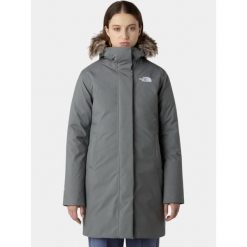 Płaszcz Zimowy Damski The North Face W Arctic. Szare płaszcze damskie The North Face, na zimę, bez wzorów, z puchu, eleganckie, bez kołnierzyka, bez kaptura. Za 1,799.00 zł.