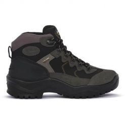 Buty trekkingowe męskie Grisport 10694S12G. Czarne buty zimowe męskie Grisport, bez wzorów, z materiału, za kostkę, bez obcasa, bez zapięcia. Za 404.00 zł.