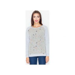 Bluza M514 Szary. Szare bluzy damskie Figl, l, bez wzorów, bez ramiączek, bez kaptura. Za 149.00 zł.