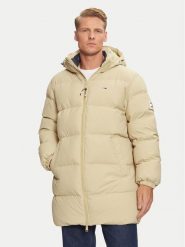 Tommy Jeans Kurtka puchowa Essential DM0DM20466 Beżowy Regular Fit. Brązowe kurtki męskie Tommy Jeans, m, bez wzorów, z jeansu, bez kaptura. Za 759.99 zł.