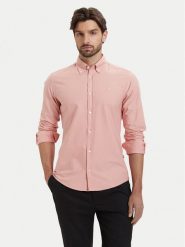 BOSS Koszula H-Roan 50555920 Różowy Slim Fit. Czerwone koszule męskie Boss, m, bez wzorów, z bawełny, bez kołnierzyka, bez ramiączek. Za 549.99 zł.