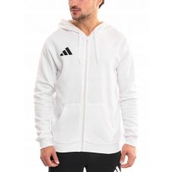 Bluza Męska adidas Entrada 26 z Kapturem Rozsuwana Sportowa Bawełniana XXL. Białe bluzy sportowe męskie Adidas, m, bez wzorów, z bawełny, z kapturem, do piłki nożnej. Za 146.99 zł.
