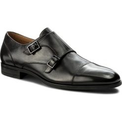 Półbuty BOSS - Kensington 50380197 10201996 01 Black 001. Czarne buty wizytowe męskie Boss, bez wzorów, ze skóry, bez obcasa, bez zapięcia. W wyprzedaży za 699.00 zł.