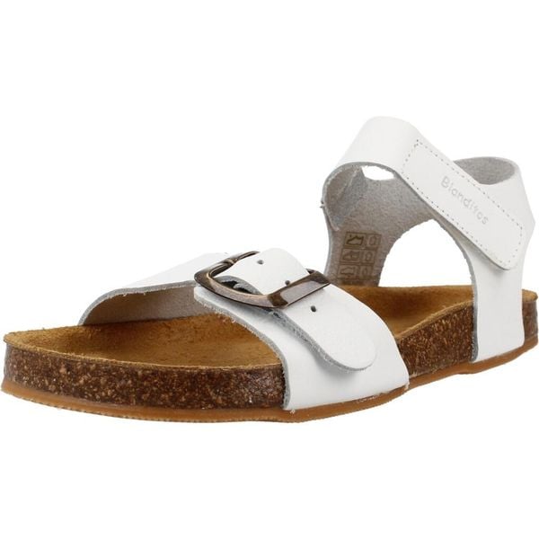 Sandały BLANDITOS PONZABD Biały. Białe sandały damskie BLANDITOS BY CRIO'S, bez wzorów, ze skóry, bez obcasa, bez zapięcia. Za 174.99 zł.