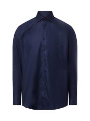 Finshley & Harding koszula non-iron Mężczyźni Modern Fit Bawełna niebieski, 42. Niebieskie koszule męskie Finshley & Harding, m, bez wzorów, z bawełny, biznesowe, bez kołnierzyka, bez ramiączek. Za 229.95 zł.