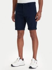 Tommy Jeans Szorty materiałowe Scanton DM0DM22852 Granatowy Slim Fit. Niebieskie szorty męskie Tommy Jeans, bez wzorów, z bawełny. Za 289.99 zł.